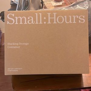 Small:Hours Airtight Storage Containers 5pc Set